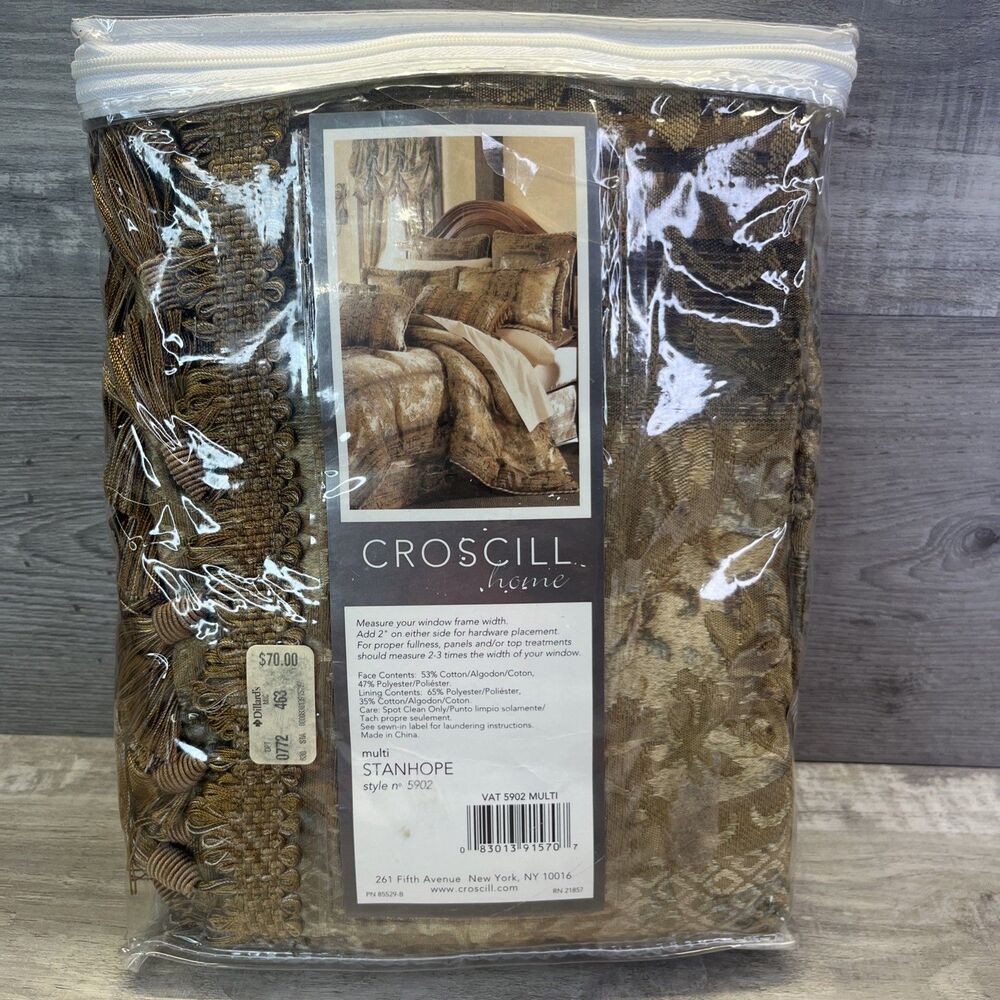 Croscill Tucked Valance 75x17 Style 5902